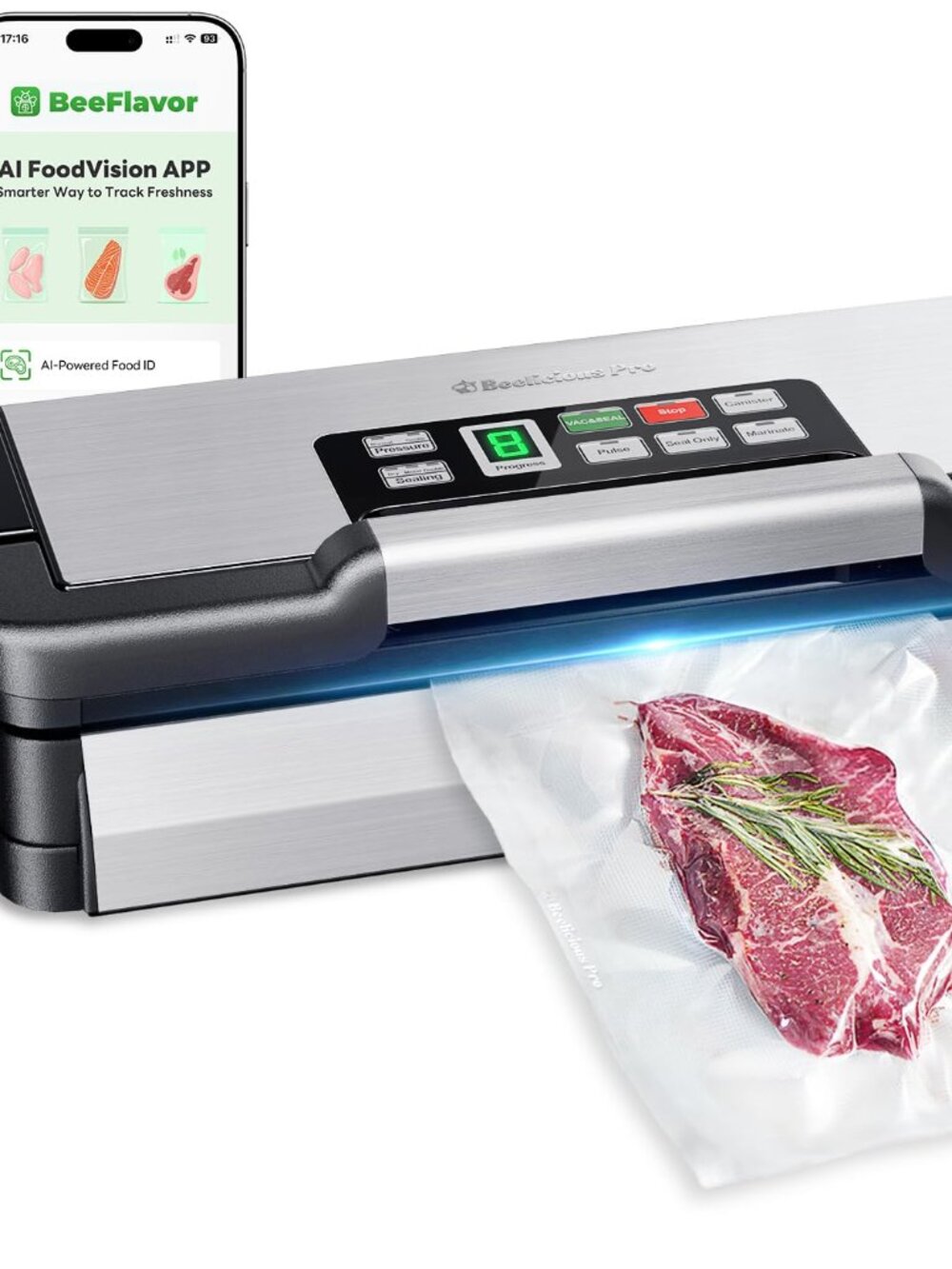 NEW 95kPa Vacuum Sealer Machine with AquaLock Technology Dual-Pump Automatic for